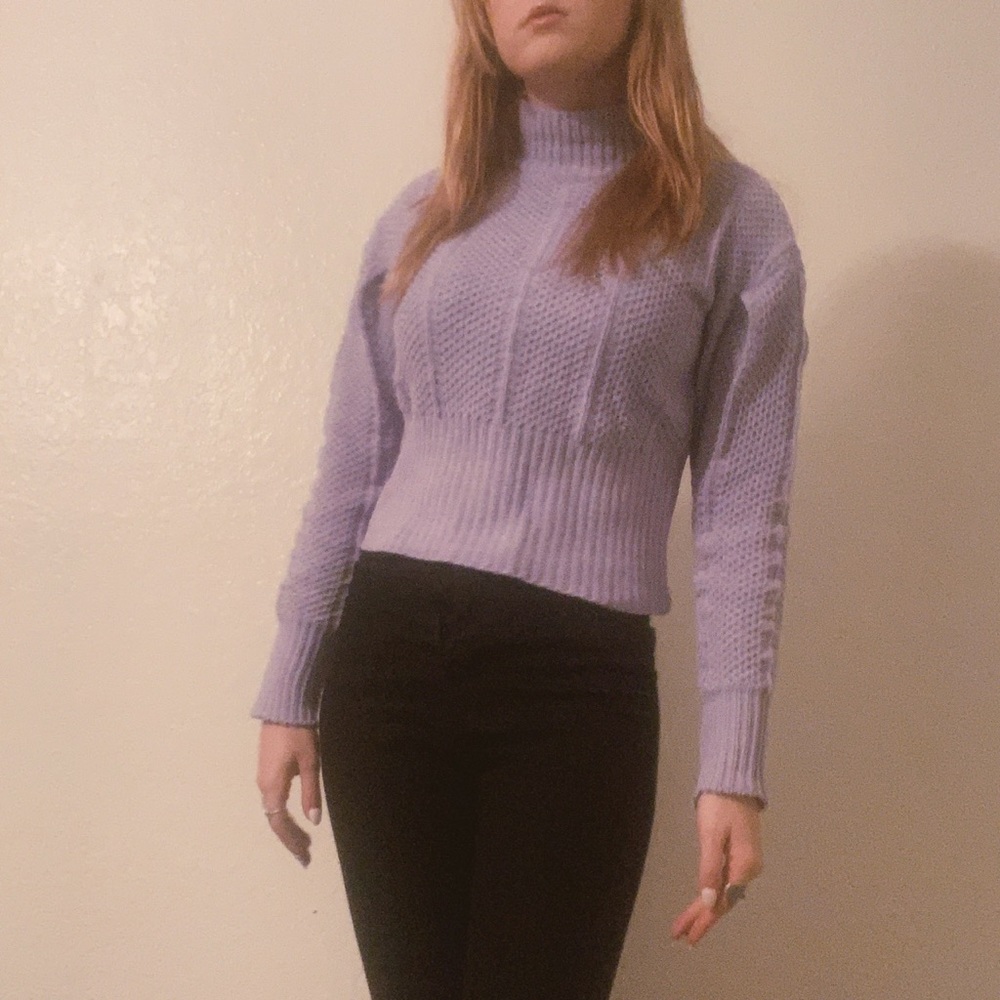 🔮Lavender Chenille Sweater🔮